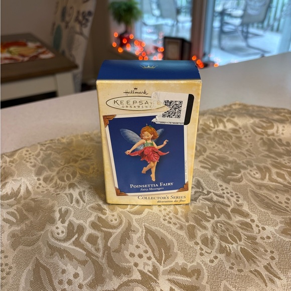 Hallmark Other - Vintage Hallmark Poinsettia Fairy Ornament Series